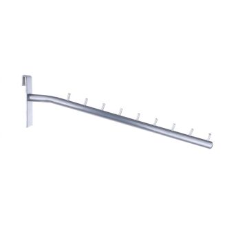 Hak na kratę z bolcami 40 cm srebrny - 2 gatunek - 2