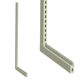 Noga przyścienna regału metalowego - 2
