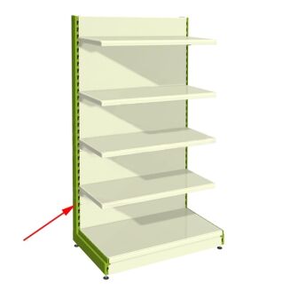 Noga przyścienna regału metalowego - 4