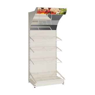 Regał sklepowy warzywny 230 cm WARZ-3 - 2