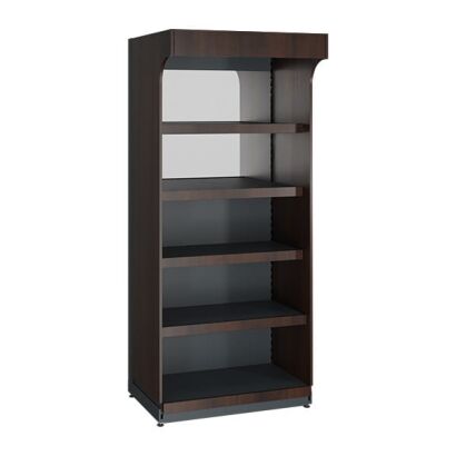 Regał sklepowy alkoholowy z oświetleniem i lustrami RR