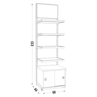 Regał cukierniczy 230 CUK-6 - 4