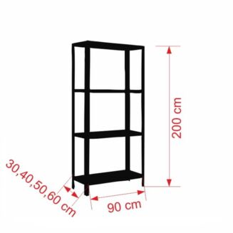 Regał magazynowy 200 cm - 2