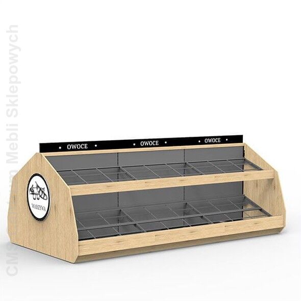 Wyspa sklepowa owocowo - warzywna trójmodułowa