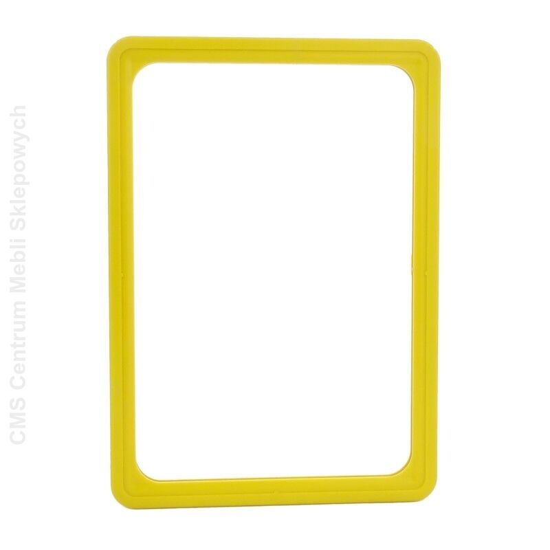 Ramka plakatowa A5, żółta