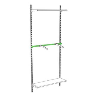 Ramię owalne krótkie chromowane - 3