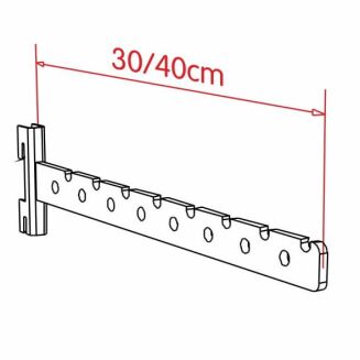 Hak sklepowy odzieżowy na perforację Z-4 - 2