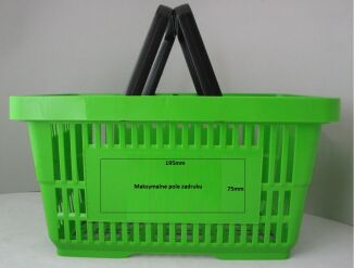Koszyk sklepowy z dwoma rączkami - 22 litrowy - 9