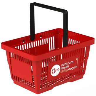 Koszyk sklepowy z dwoma rączkami - 22 litrowy - 12