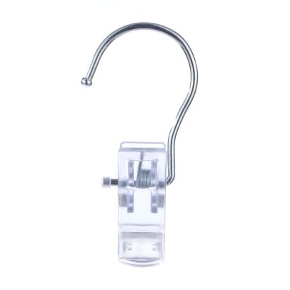 Wieszak XZS pojedynczy z klipsem, bezbarwny