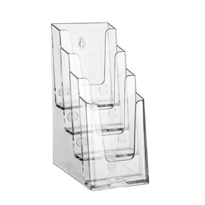 Piętrowy stojak na ulotni 4x 1/3 A4 (DL) ABC7701T