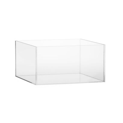 Pojemnik kubik 18x10x10 cm, bezbarwny
