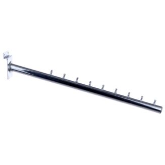 Bok zawieszki sklepowej z bolcami na panel Spacewall - skośnej - 40 cm