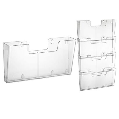 System wieszanych kieszeni na ulotki A4 pionowy ABC9800T