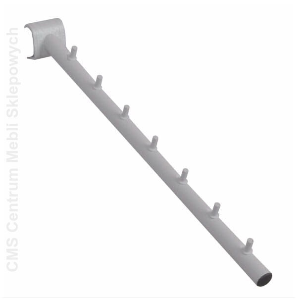 Hak sklepowy odzieżowy na owalny drążek Z-22