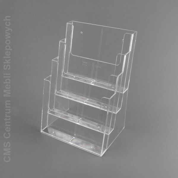 Pojemnik prospektowy kaskadowy 4xA5 WTR wisząco - stojący
