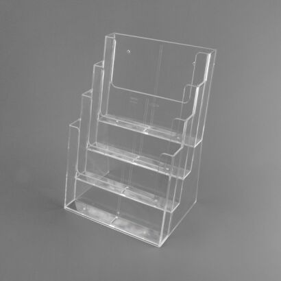 Pojemnik prospektowy kaskadowy 4xA5 WTR wisząco - stojący