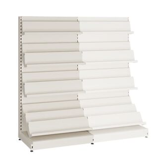 Regał sklepowy metalowy na prasę 190 cm - 5