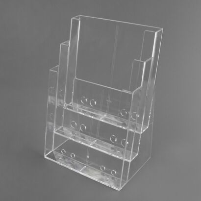 Pojemnik prospektowy kaskadowy 3xA4 WTR stojący