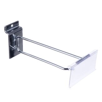 Osłona cenowa DRA 39 do haków sklepowych z szyldem - przezroczysta