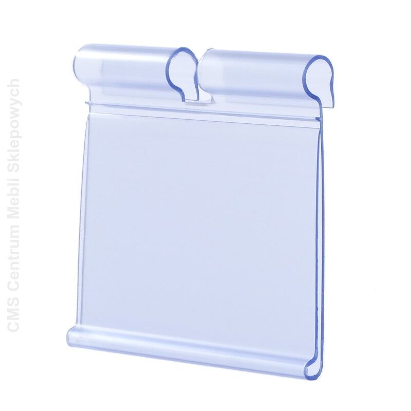 Osłona cenowa DRA 39 do haków sklepowych z szyldem