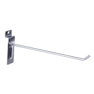 Zawieszka sklepowa na panel Spacewall – pojedyncza (chrom) - 25 cm