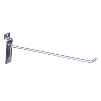 Zawieszka sklepowa na panel Spacewall – pojedyncza (chrom) - 20 cm