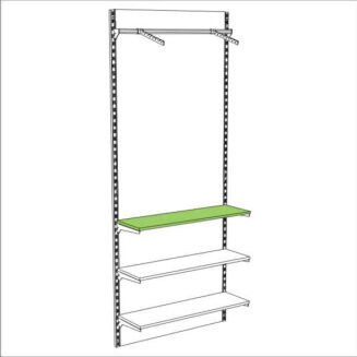 Półka sklepowa szklana - 2