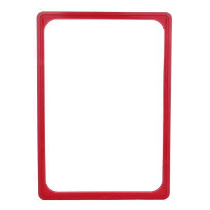 Ramka plakatowa A4, czerwona