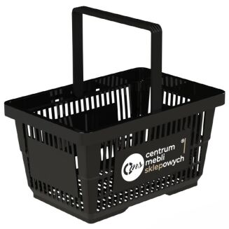 Zestaw 10 koszyków sklepowych z jedną rączką + wózek pod koszyki - 7