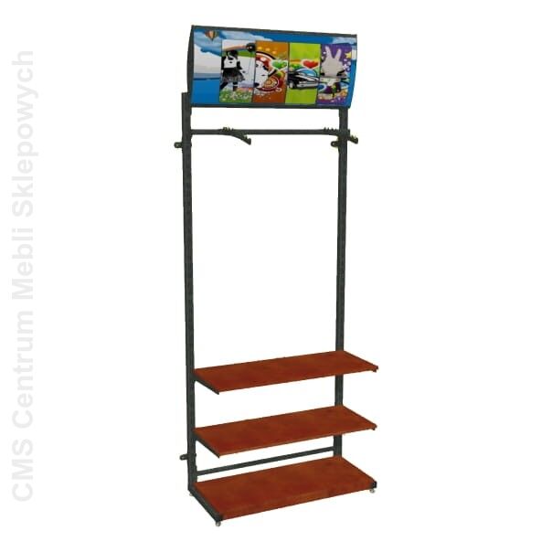 Regał sklepowy przyścienny SQUARE-06