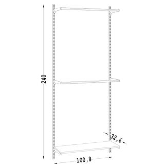 Regał na ubrania LINE-08 - 7
