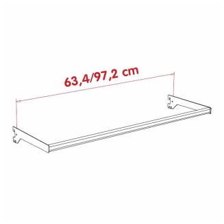 Ramię owalne długie malowane - 5