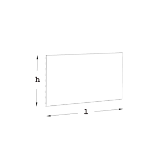 Ścianka metalowa tylna TYP 2 - 3