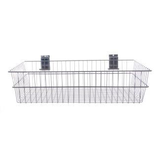 Kosz sklepowy chromowany na panel 60 cm - 2