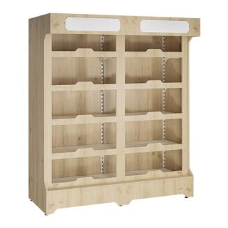 Regał alkoholowy z obudową i oświetleniem - 6