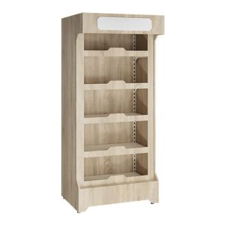 Regał alkoholowy z obudową i oświetleniem - 3