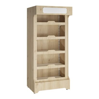 Regał alkoholowy z obudową i oświetleniem