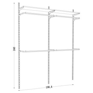 Regał do garderoby LINE-03 - 6