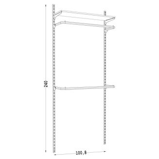 Regał do garderoby LINE-03 - 5