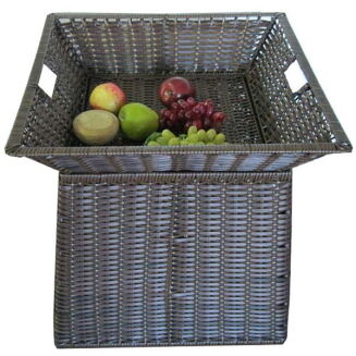 Kosz sklepowy na warzywa 60x60 cm - zestaw - 3