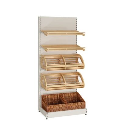 Regał sklepowy piekarniczy 230 cm PIE-3