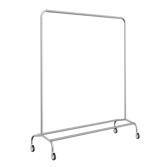 Stojak sklepowy na ubrania S001C chromowany