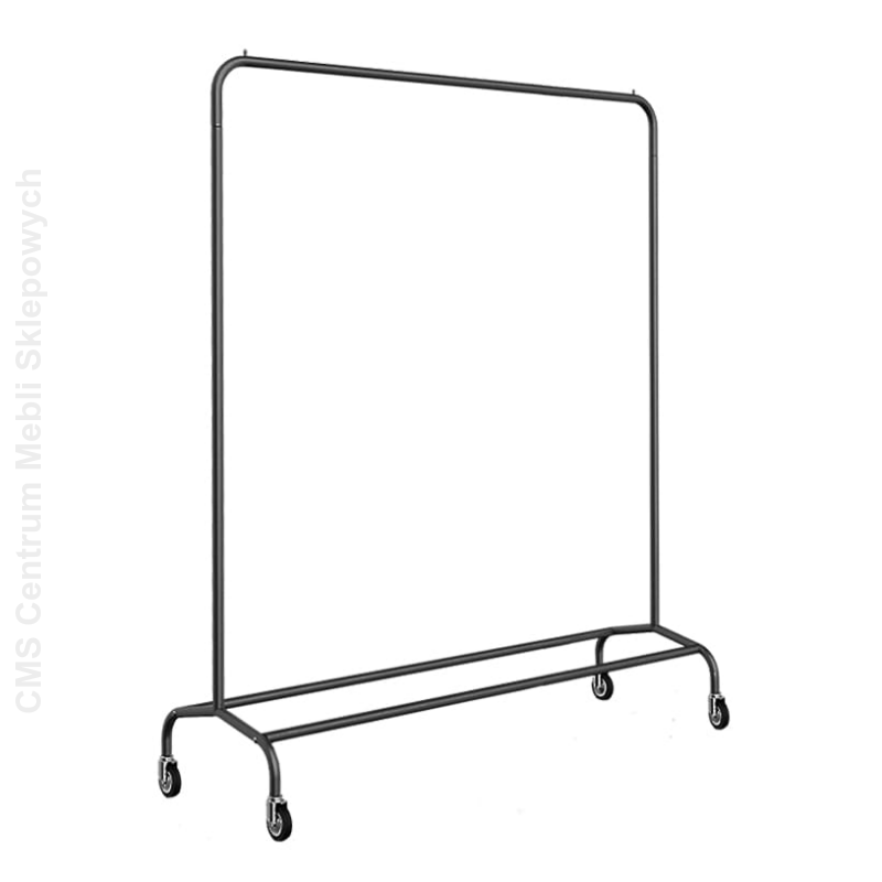 Stojak sklepowy na ubrania S001C czarny