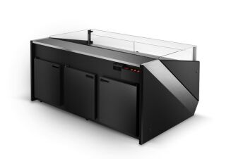 Lada chłodnicza z szybą czołową prostą L-Xi - 14