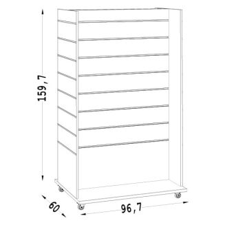 Gondola sklepowa typ H - 4