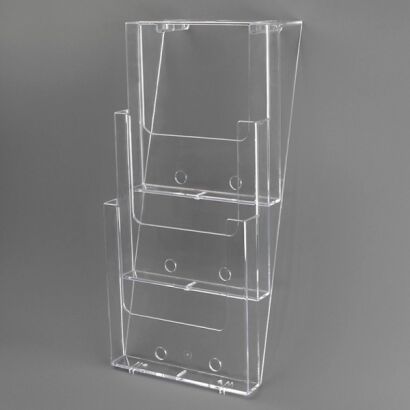 Pojemnik prospektowy kaskadowy 3xA4 WTR wiszący