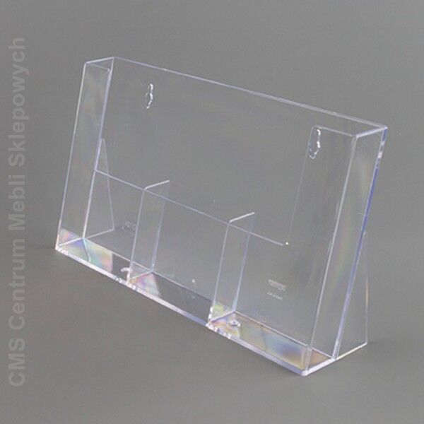 Pojemnik prospektowy szeregowy 3x1/3 A4 WTR wiszący - stojący