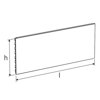 Ściana tylna do regału metalowego - 4