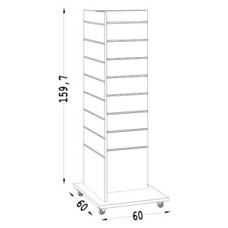 Gondola sklepowa typ T - 5